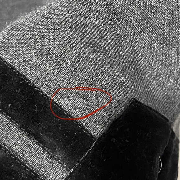 Soft Surroundings Womens Runway Tunic Wool Blend Sweater M Gray Lagenlook Artsy - Picture 7 of 7